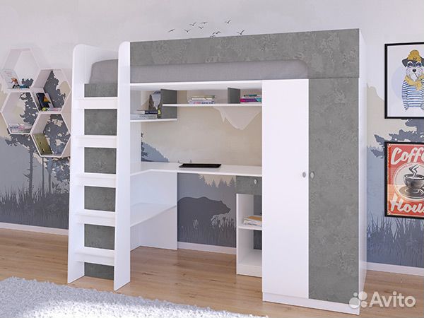 Кровать чердак Астра 10