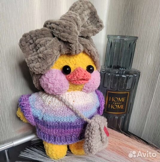 Уточка лалафанфан тик ток игрушка ручная работа вя