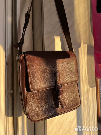 Prada мужская кожаная сумка оригинал