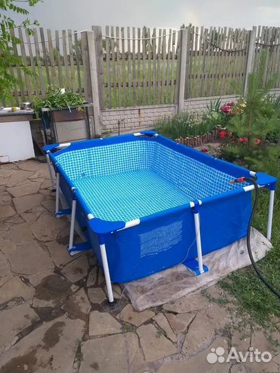 Кapкaсный баcсейн 220x150x60 см