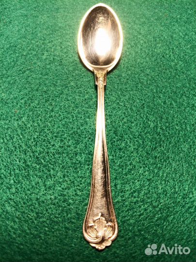 Кофейная ложечка серебро 830# вес 11 грамм