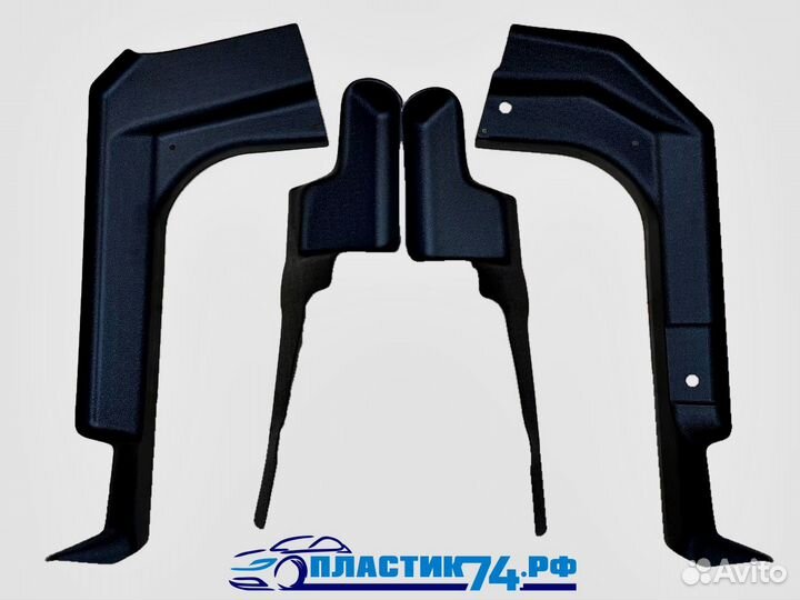 Накладки на ковролин Рено Каптур (4 шт.)