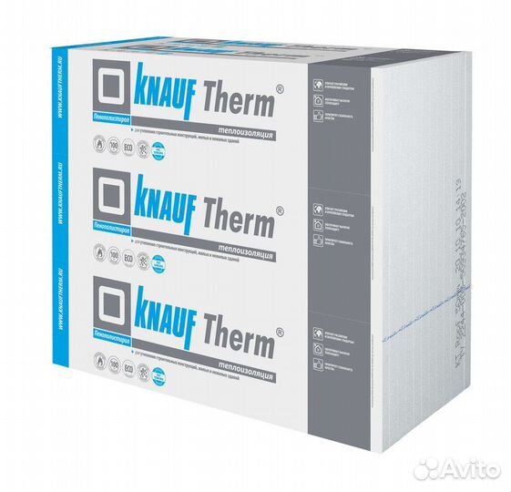 Knauf Therm пенопласт Фасад 100х1000х1200 мм, лист