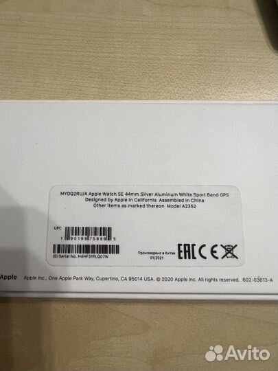 Apple watch SE 2 поколения 44мм 100%