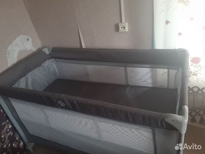 Детская кровать манеж с матрасом