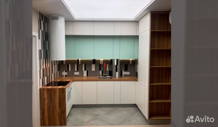 Кухня п образная из Мдф (Любой цвет)