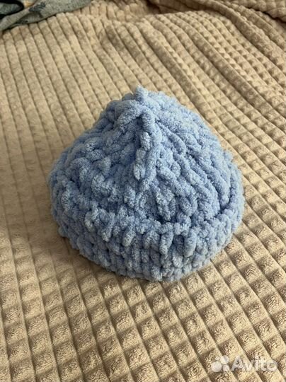 Вязанные шарф и шапка