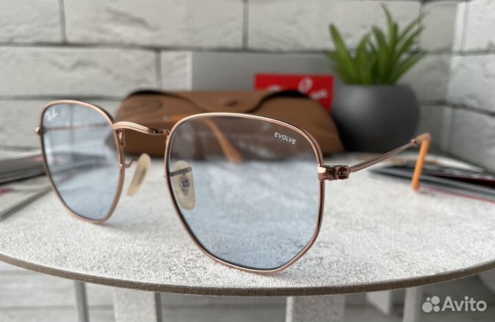 Солнцезащитные очки rayban hexagonal