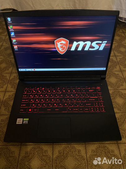Игровой ноутбук MSI(i5/16Gb/RTX3060/IPS144Гц)