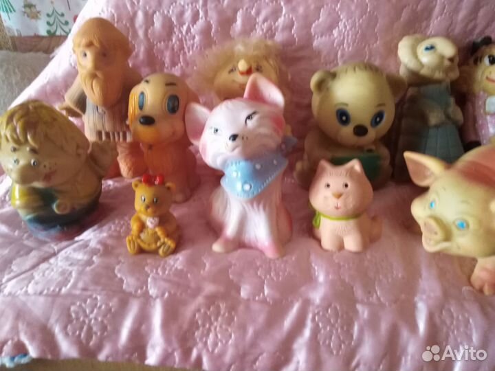 Резиновые игрушки СССР 27 шт