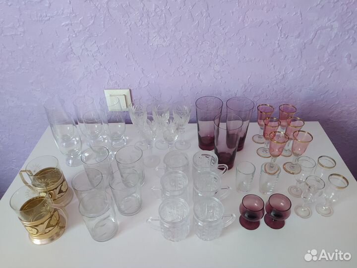 Посуда бу СССР,стаканы,рюмки