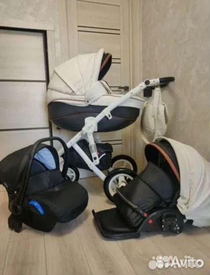 Коляска adamex 3 в 1 бу