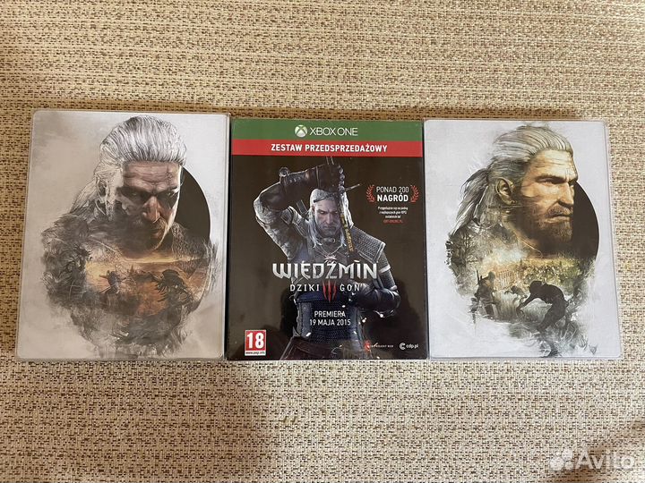 Стилбуки по игре ведьмак (steelbook ) witcher