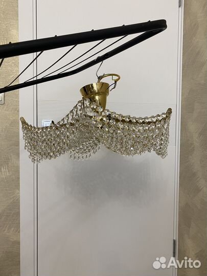 Люстры хрустальные бу