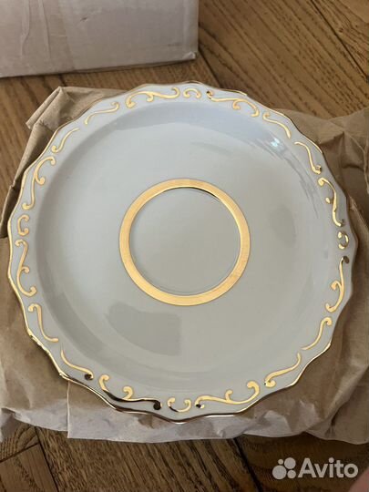 Чайный сервиз дулево СССР золотая роза