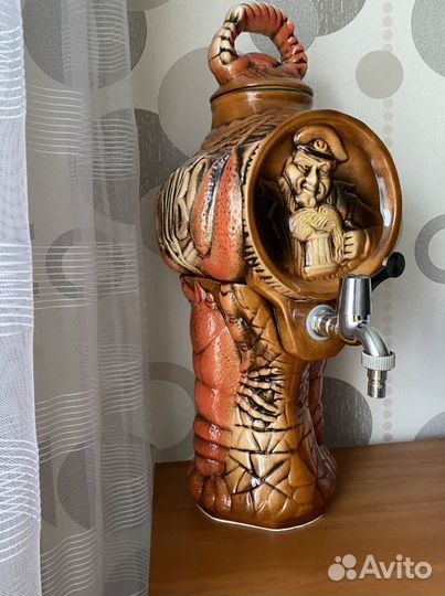 Керамическая бочка для пива