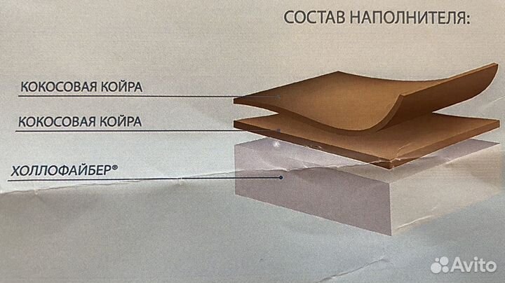 Матрас круглый в детскую кроватку Forest Kids