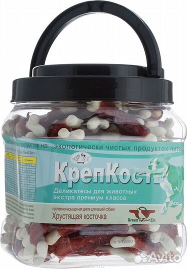 GR.qzin для собак крепкость (кальциевая косточка с
