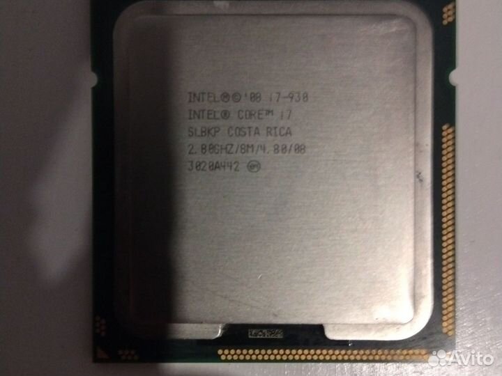 Процессор intel core i7-930