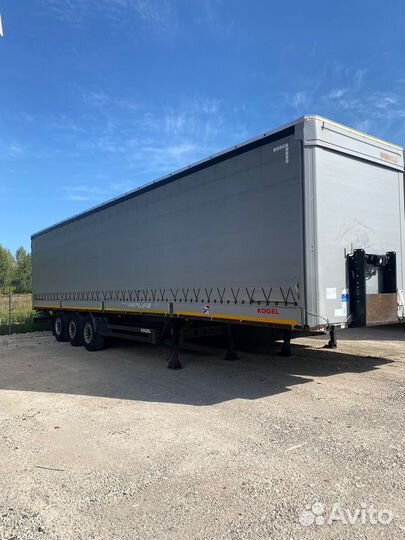 Полуприцеп шторный Kogel Cargo с усиленным шасси, 2014