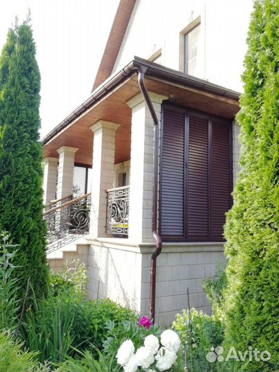 Защитные ставни-жалюзи алюминиевые