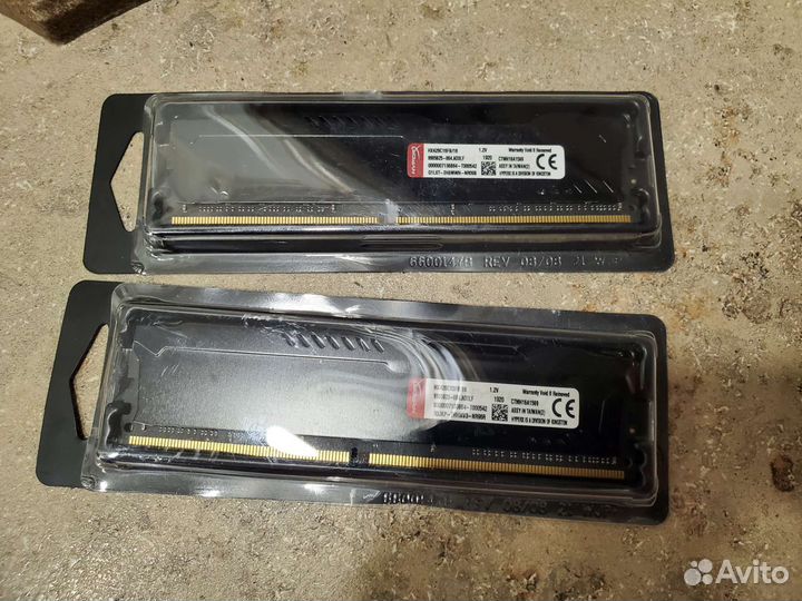 Оперативная память Kingston Hyper ddr4 2x16gb 2666