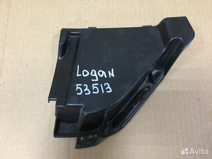 Дефлектор радиатора передний правый Renault Logan
