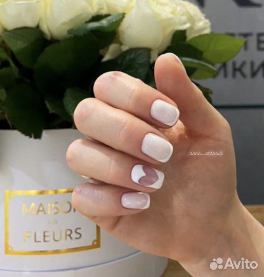 Маникюр с покрытием гель лак