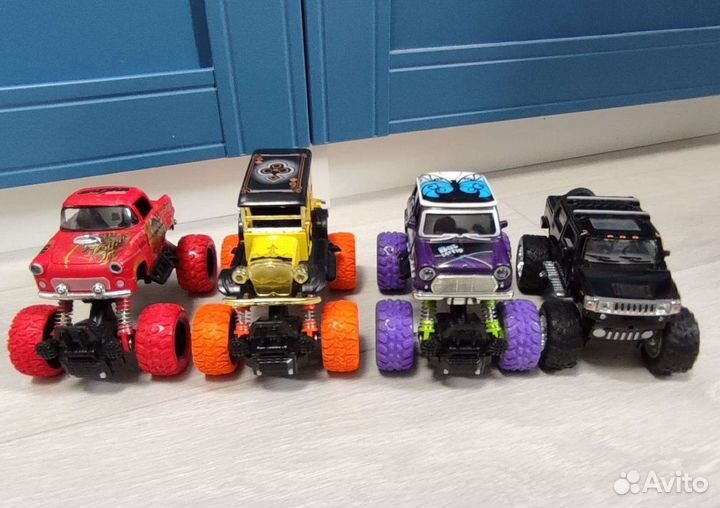 Машинки джипы, монстр траки