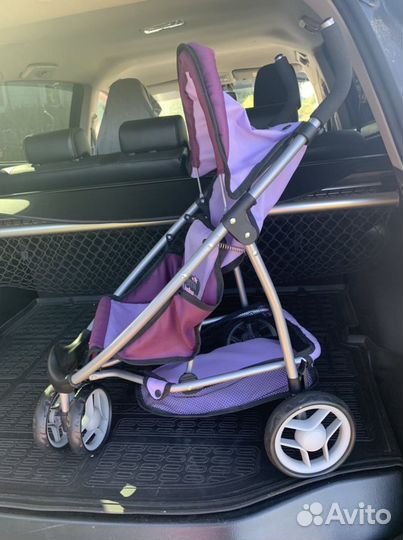 Коляска для куклы складная