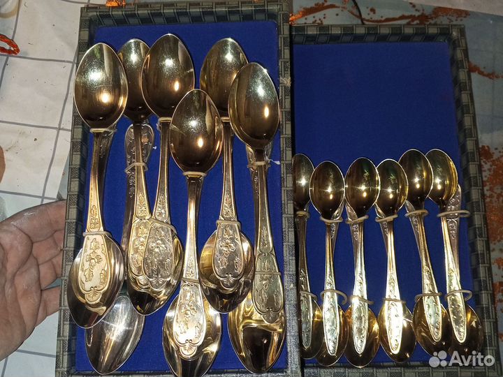 Набор столовых приборов мельхиор СССР 24 предмета