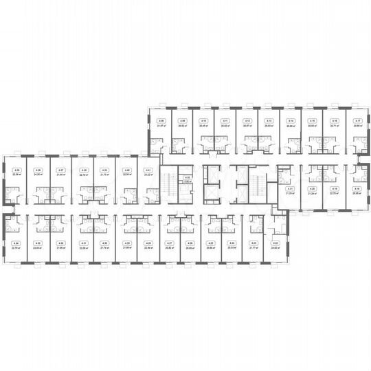 Апартаменты-студия, 23,5 м², 12/21 эт.