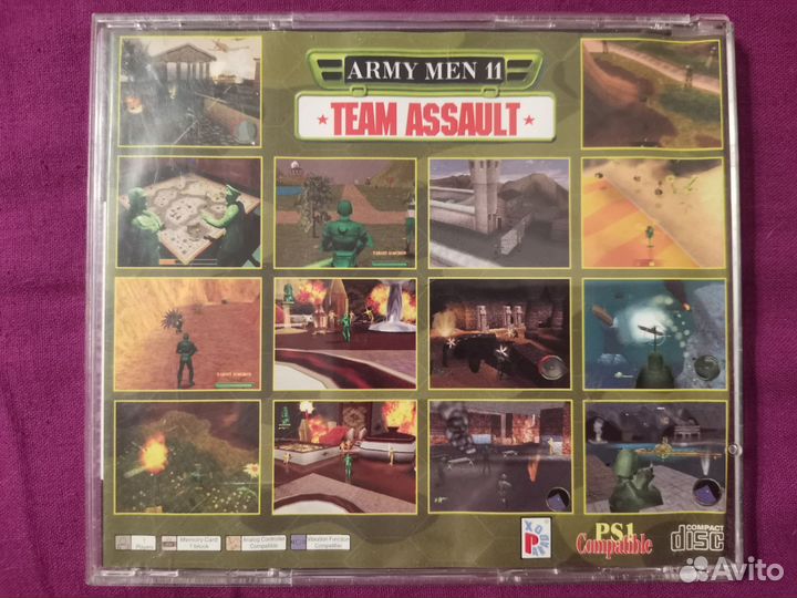 Игра Army Men 11 *Team Assault* на PlayStation 1