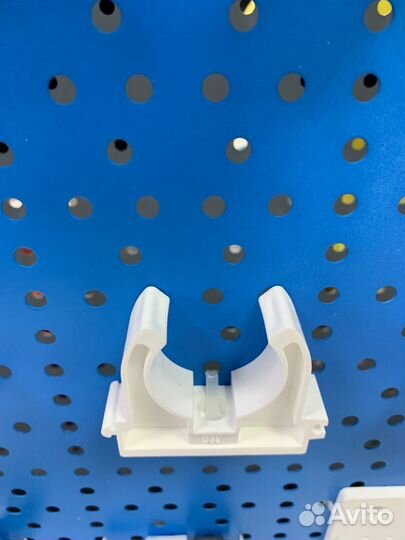 PP-R Опора одинарная Белая 32 мм