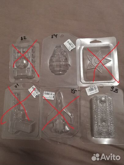 Пластиковые формы для мыла