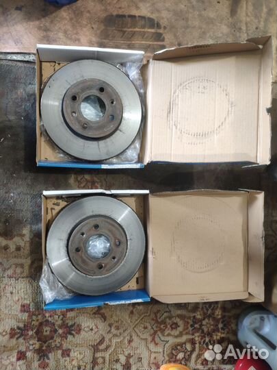 Передние тормозные диски хундай Солярис