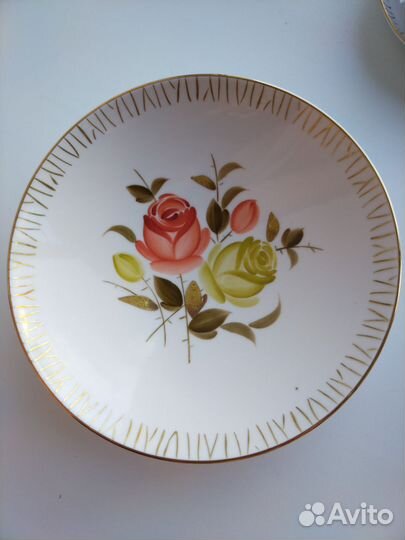 Чайный сервиз Букет чайных роз,лфз