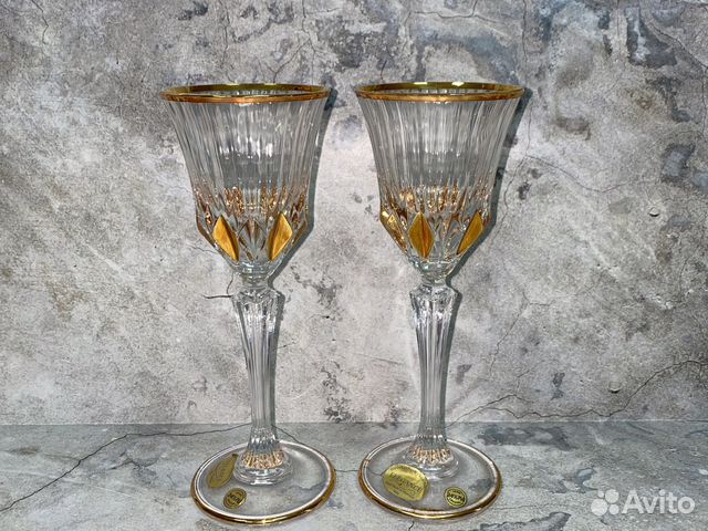 Рюмки фужеры италия хрусталь