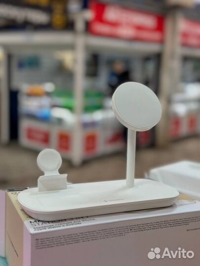 Беспроводная зарядная станция 3 в 1, Deppa