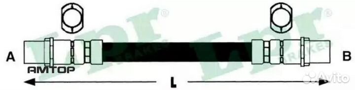 LPR 6T46585 6T46585 LPR Шланг тормозной передний