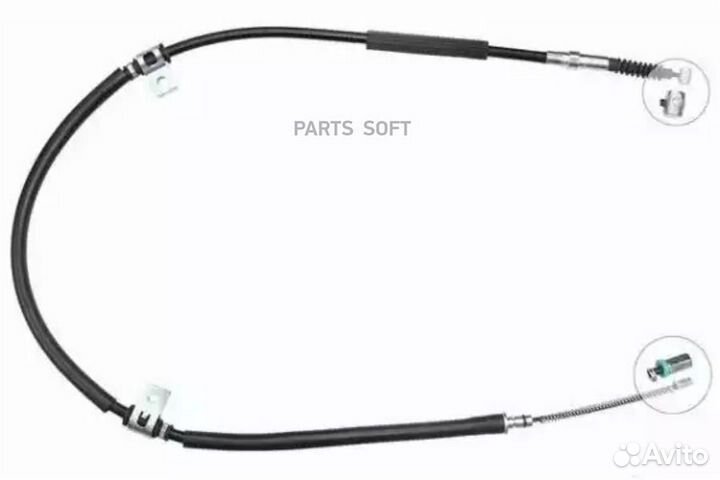 Nipparts J19238 Трос ручного тормоза hyundai traje