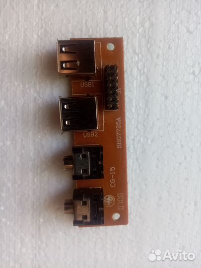 Передняя панель корпуса пк USB х2 2.0 + Audio Jack