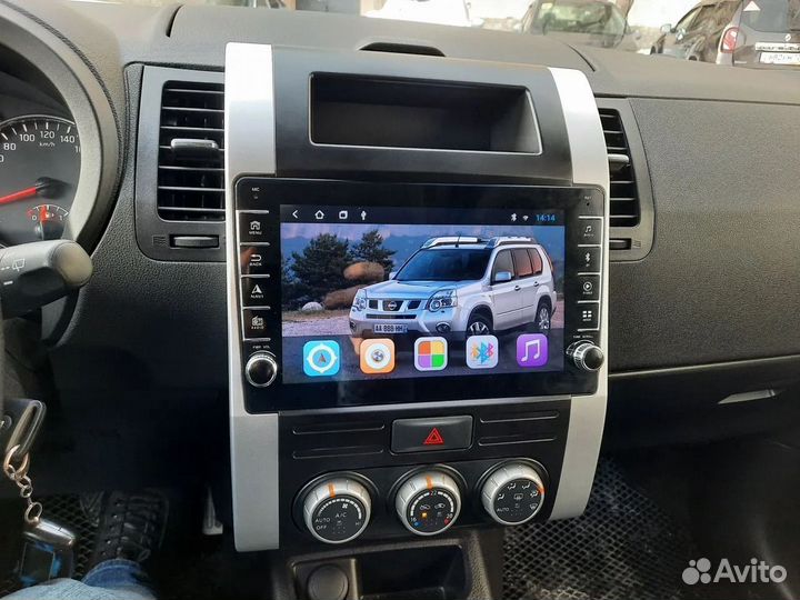 Магнитола Nissan X-Trail Т31 + физические кнопки