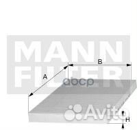 Фильтр салона mann FreciousPlus антиаллерг. / а