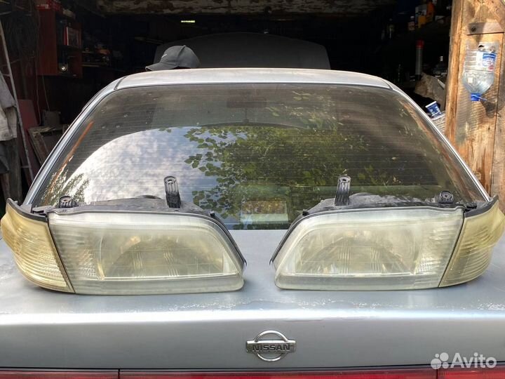 Фары + поворотники Nissan Sunny FB15