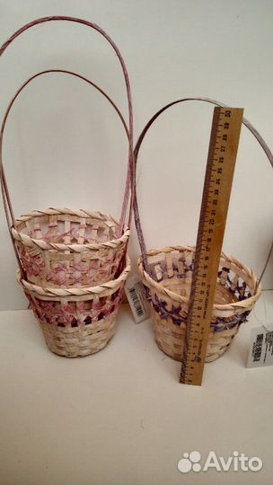 Корзины бамбуковые и из лозы