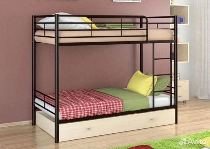 Детская кровать двухъярусная
