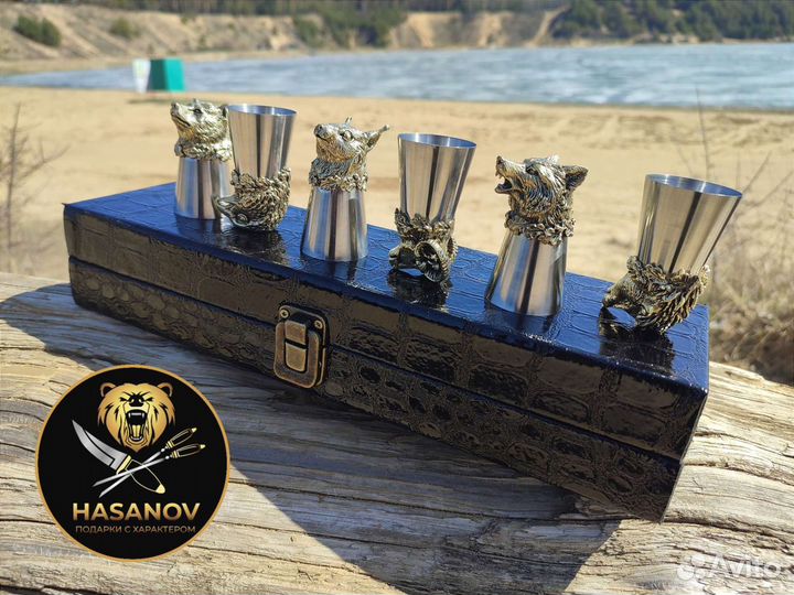 Подарок мужчине подарочный набор рюмок