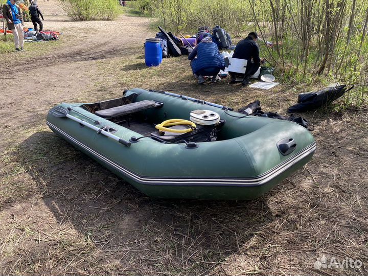 Лодка пвх со сланью и килем