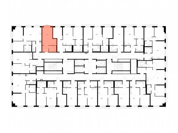 Квартира-студия, 24,1 м², 17/31 эт.